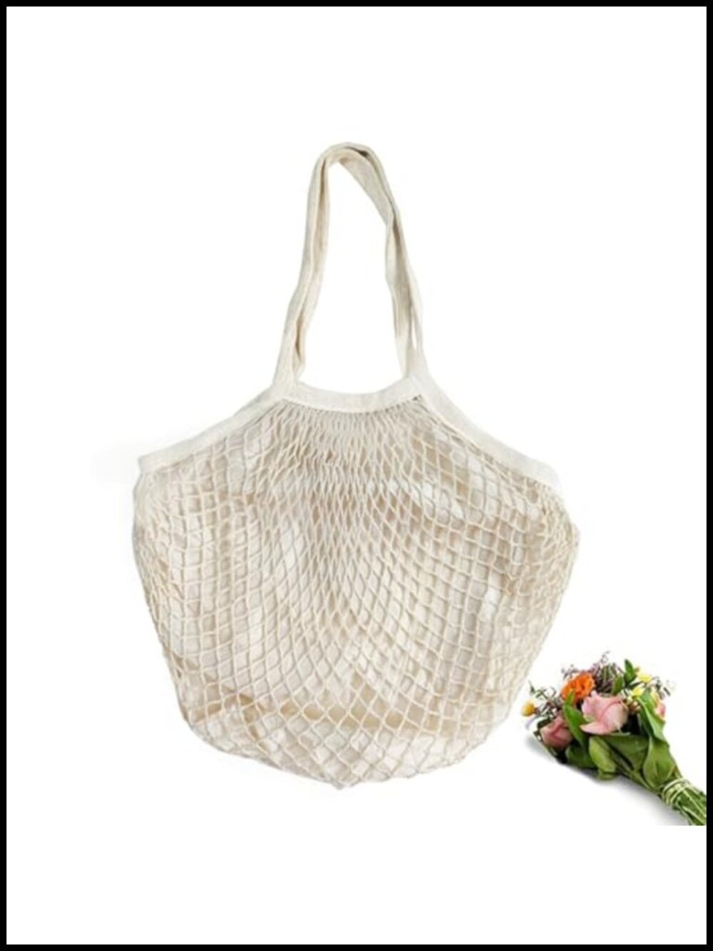Large Foldable Mesh Beach Tote Bag for Women, Reusable Net String Hobo Bag